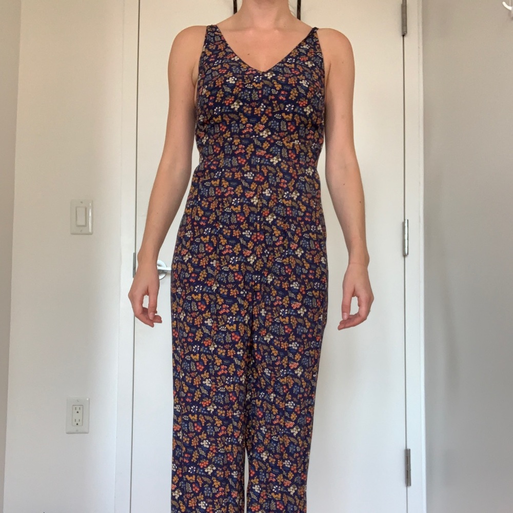 Madewell Floral Jumpsuit